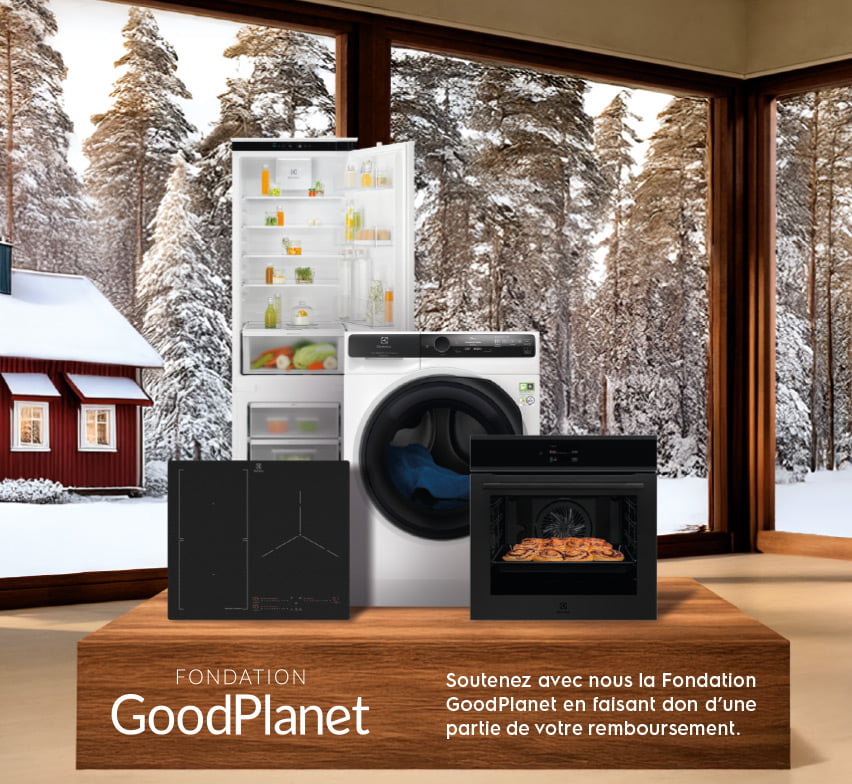 Electrolux s’engage à effectuer un don d’un montant égal à votre don